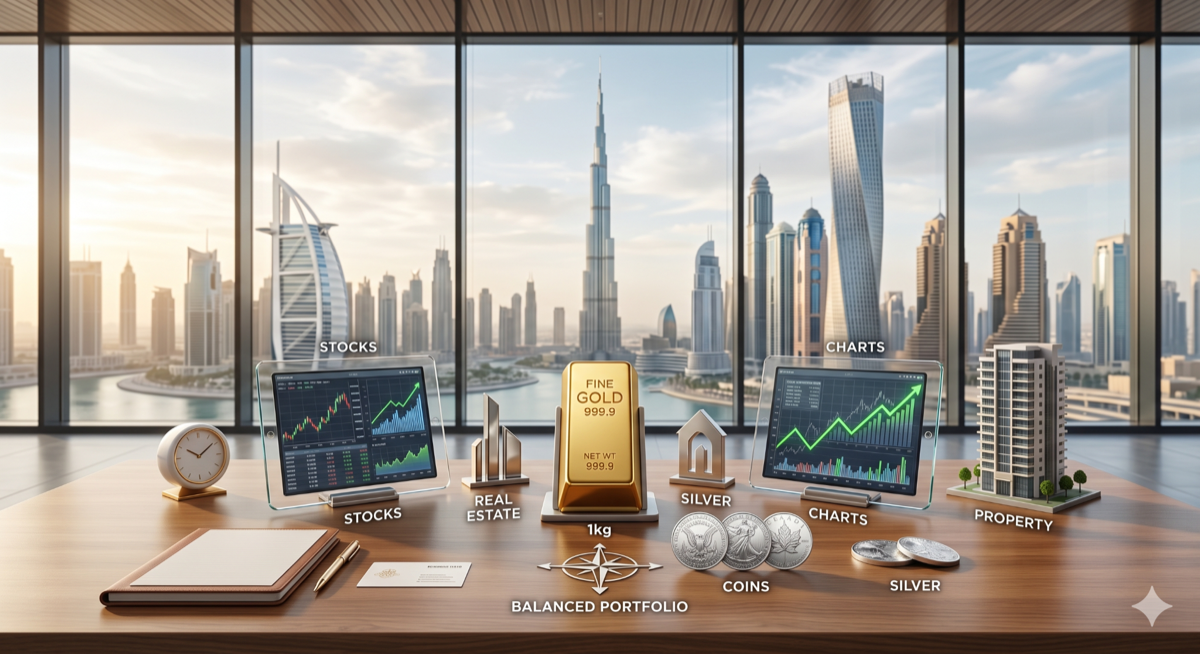 How to Diversify Your Portfolio with Gold and Silver in Dubai