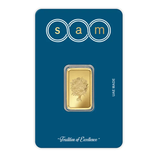 Gold Rectangle Bar | 1Tola