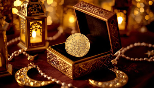 Gold coins and bars as meaningful Ramadan gifts