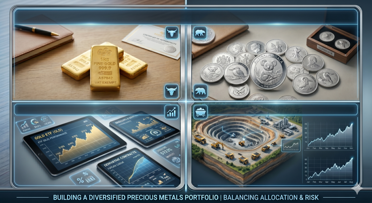 Different ways to invest in gold and silver
